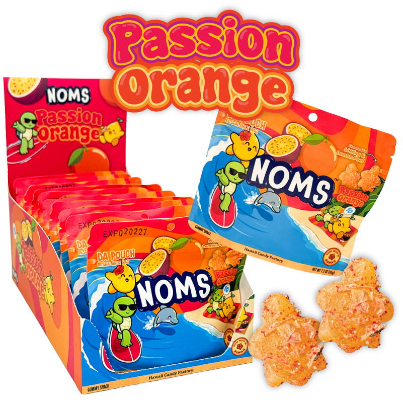 Noms Orange Slices | Da Bag | Li Hing & Lemon Peel Covered Gummies