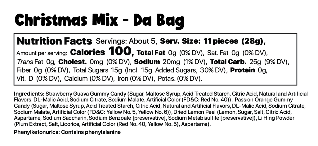 Christmas Mix - Da Bag