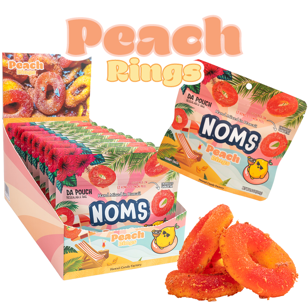 Peach Rings - 10 Pouch Case