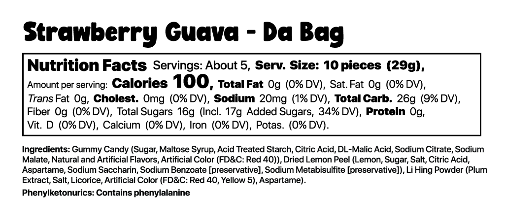 Strawberry Guava - Da Bag